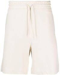 BOSS - Logo-embroidered Cotton Track Shorts - Lyst