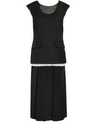 Voranida - Flap-Pocket Midi Dress - Lyst