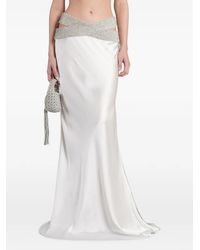 Nue - Crystal-Embellished Cut-Out Skirt - Lyst