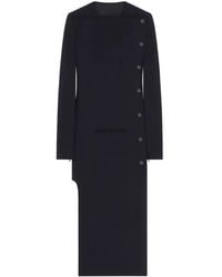 Courreges - Abrigo de vestir con botones - Lyst