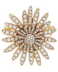 Dolce & Gabbana - Broche Daisy con apliques de cristal - Lyst