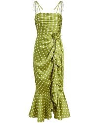 Cinq À Sept - Polka Dot Ruffled Dress - Lyst