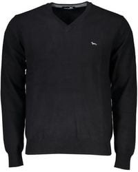 Harmont & Blaine - Embroidered V-Neck Sweater - Lyst