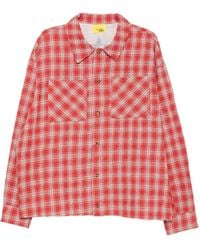 DIET STARTS MONDAY - Check-Print Logo-Embroidered Shirt - Lyst