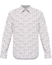 Paul Smith - Long-Sleeve Floral-Print Shirt - Lyst