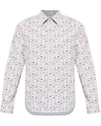 Paul Smith - Long-Sleeve Floral-Print Shirt - Lyst