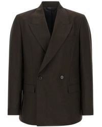 mfpen - Double-Breasted Peak-Lapel Blazer - Lyst