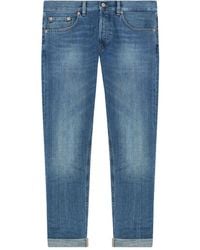 Dondup - Five-Pocket Cuffed-Hem Jeans - Lyst