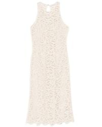 Patrizia Pepe - Robe Mi-Longue À Encolure Ronde - Lyst