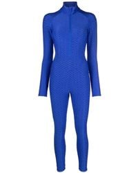 Tessitura Body Couture - 3D Move Long-Sleeved Fitted Jumpsuit - Lyst