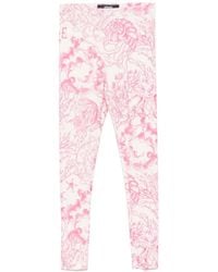 Versace - Legging Met Underwater Barocco-Print - Lyst