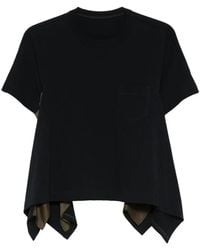 Sacai - Cotton T-Shirt - Lyst