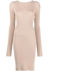 Philipp Plein - Lace-Up Detailed Midi Dress - Lyst