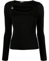 Coperni - Cut-out Ribbed-knit Top - Lyst