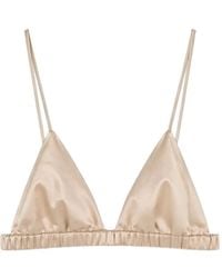 Frankie Shop - Brassière Nina À Fini Satiné - Lyst
