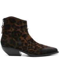 Elena Iachi - 50Mm Texan Boots - Lyst