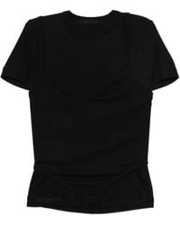 ALAINPAUL - Layered-Effect Ribbed T-Shirt - Lyst
