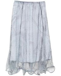 JNBY - Paisley-Print Midi Skirt - Lyst