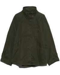 Bimba Y Lola - Khaki Coated A-Line Trench Jacket - Lyst