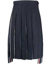 Thom Browne - Knee-length Pleated Skirt - Lyst