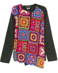 Comme des Garçons - Pull À Empiècements En Crochet - Lyst