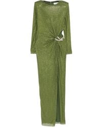 Self-Portrait - Maxi-Jurk Verfraaid Met Stras En Kettingdetail - Lyst