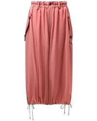 Y's Yohji Yamamoto - Elastic-Waistband Trousers - Lyst