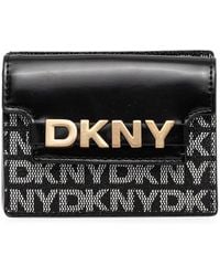 DKNY - Avril Logo-Print Wallet - Lyst