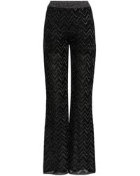 Missoni - Zigzag Wide-Leg Trousers - Lyst