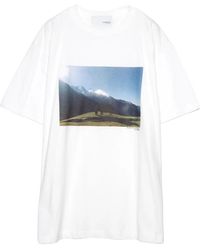 Yoshio Kubo - Landscape-Print T-Shirt - Lyst