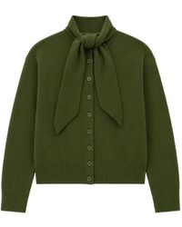 Chinti & Parker - Cardigan Boutonné À Col Noué - Lyst