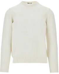 Drumohr - Crew-Neck Cotton Sweater - Lyst