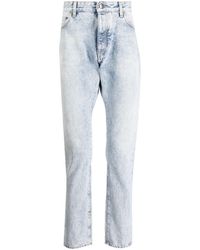 Palm Angels - Curved-logo Print Jeans - Lyst
