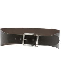 Paloma Wool - Alma Logo-Plaque Leather Belt - Lyst