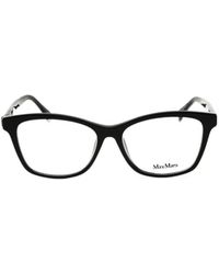 Max Mara - Rectangle-Frame Glasses - Lyst