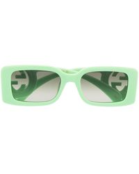 Gucci - Chaise Lounge Rectangle-frame Sunglasses - Lyst