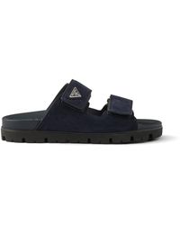 Prada - Sandales En Daim - Lyst