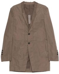 Rick Owens - Abrigo a paneles con botones - Lyst