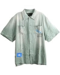 PALY - Graphic-Print Raw-Cut Shirt - Lyst