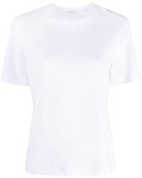 Ferragamo - T-shirt en coton à manches courtes - Lyst