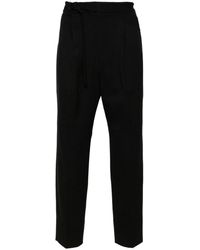 White Mountaineering - Elasticated-waist Cotton Trousers - Lyst