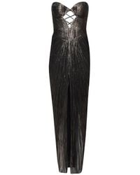 Maria Lucia Hohan - Naima Cut-Out Plissé-Effect Maxi Dress - Lyst
