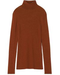Lanvin - Ribbed Turtleneck Sweater - Lyst