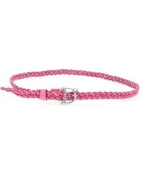 DSquared² - Braided Logo-Buckle Belt - Lyst
