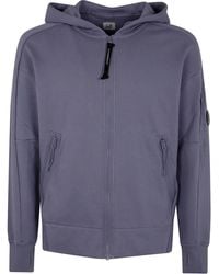C.P. Company - Fleece Sweater Met Capuchon - Lyst
