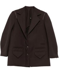 SONIA CARRASCO - Heavyweight Single-Breasted Blazer - Lyst