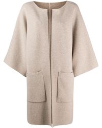 Liska Open Front Cardi-coat - Multicolour