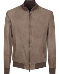 Salvatore Santoro - Suede Bomber Jacket - Lyst