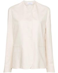 16Arlington - Neutral Erra Single-breasted Blazer - Women's - Linen/flax/viscose/rayon - Lyst