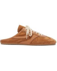 Dries Van Noten - Suede Sneaker Mules - Lyst
